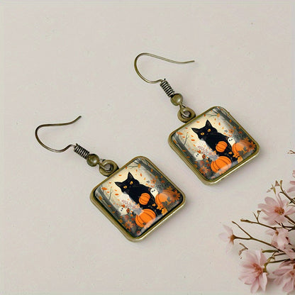 Unique Cat Autumn Earrings | Last Day 80% Off!