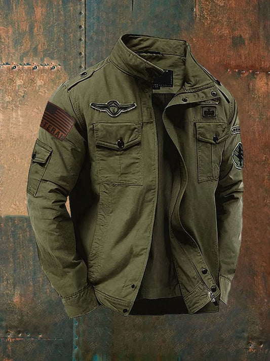 Men's Vintage Veteran Jacket (BUY 1 GET 1 FREE)