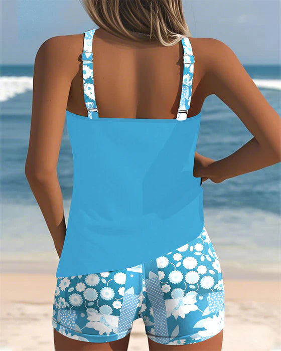 Yara - Sporty Swimsuit with Boxer I Last Day 80% Off!