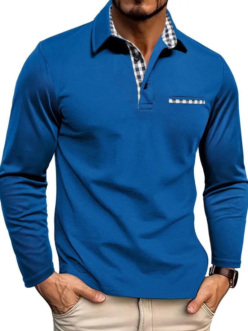 Premium Long Sleeve Polo | Last Day 80% Off!