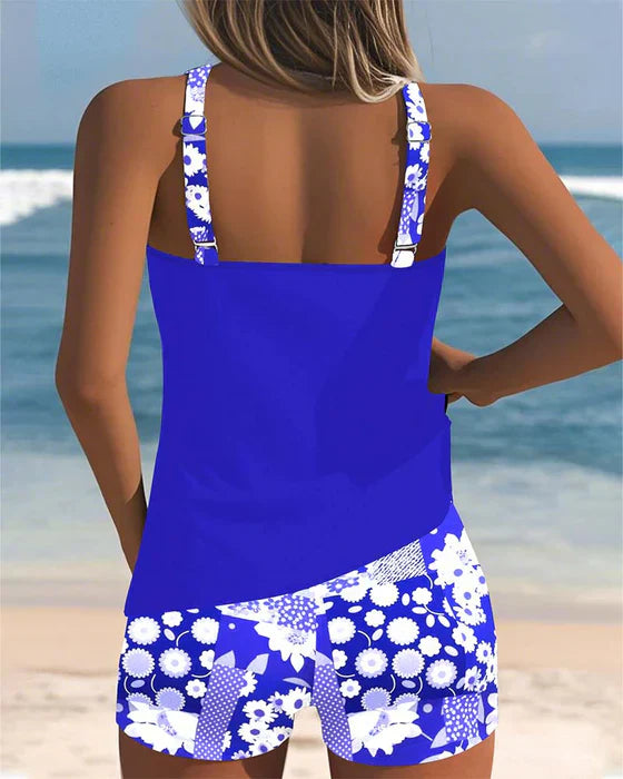 Yara - Sporty Swimsuit with Boxer | Last Day 80% Off!