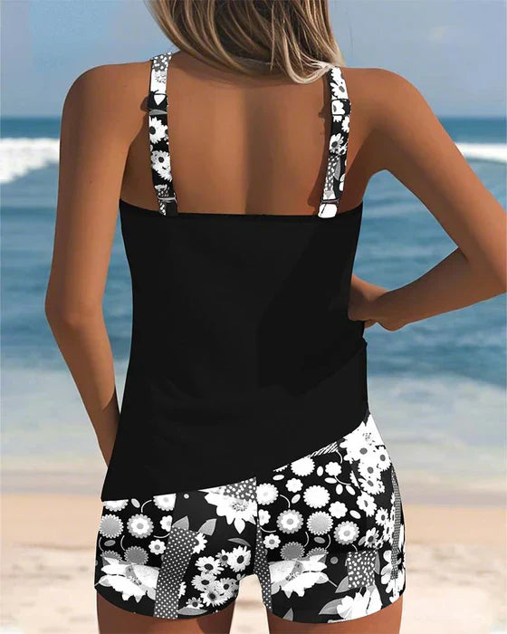 Yara - Sporty Swimsuit with Boxer | Last Day 80% Off!