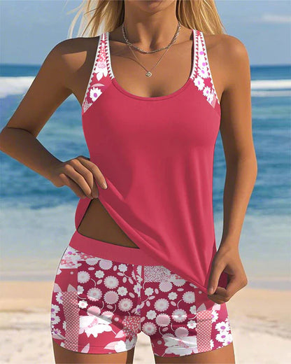 Yara - Sporty Swimsuit with Boxer I Last Day 80% Off!