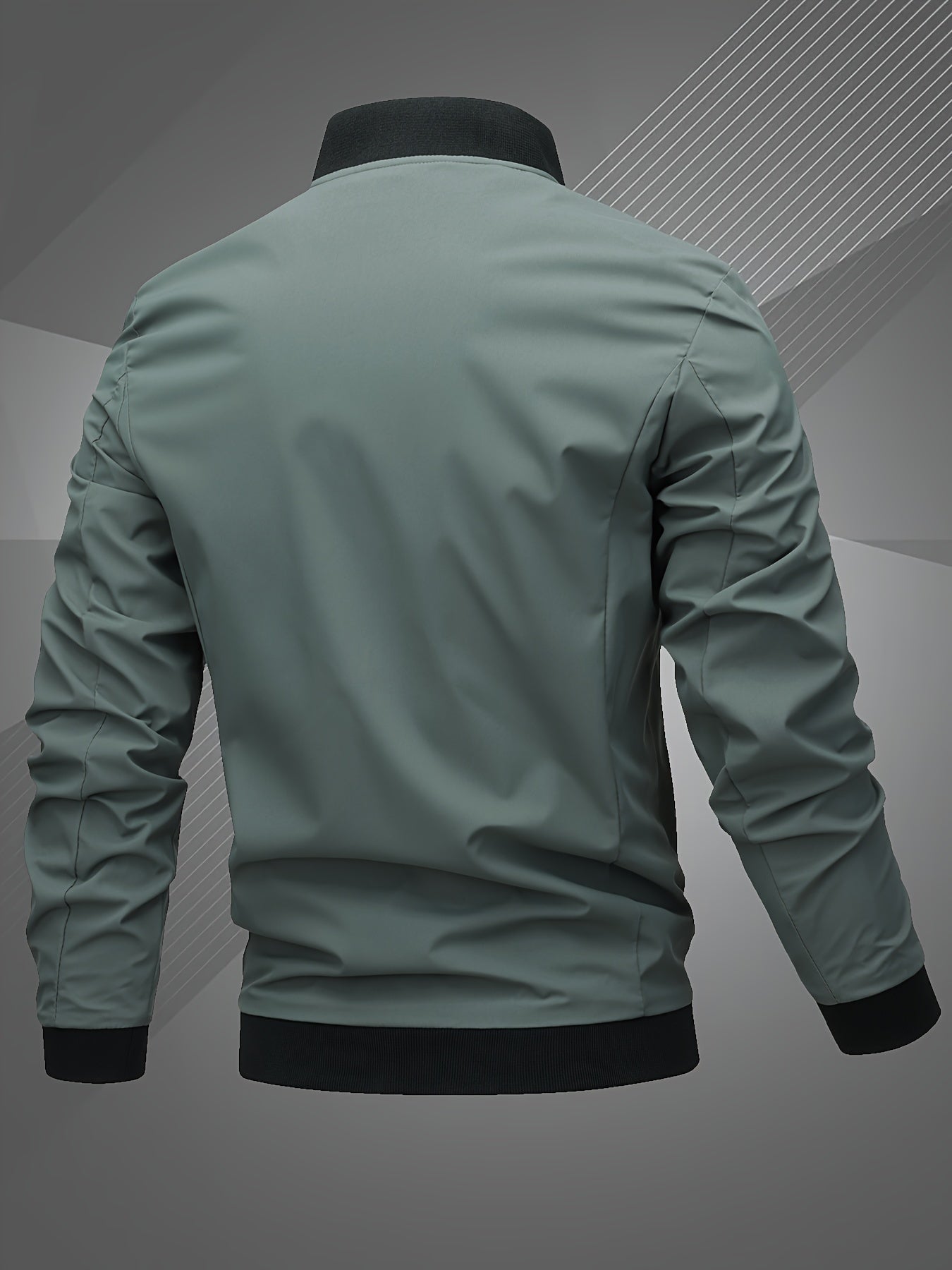 Harm | Casual Bomber Jacket with Long Sleeves | Last Day 80% Off!