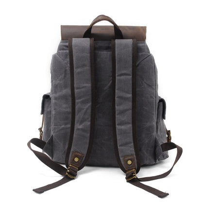 Jacob - Vintage Waxed Canvas Backpack | Last day 80% off!