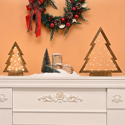 MerryGlow™ Trees - Wooden Lighted Christmas Trees | Last Day 80% Off!