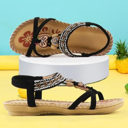Havana - Sandals with Elastic Band & Soft Platform | Last Day 80% Off!