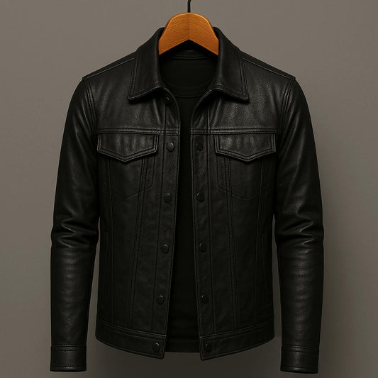 Harvey – Classic Leather Jacket | Last day 80% off!