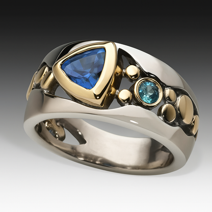 Vintage Blue Zirconia Boho Ring | Last Day 80% Off!
