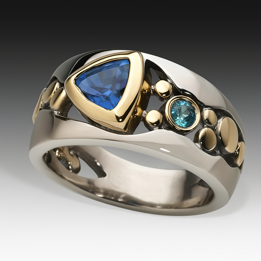 Vintage Blue Zirconia Boho Ring | Last Day 80% Off!