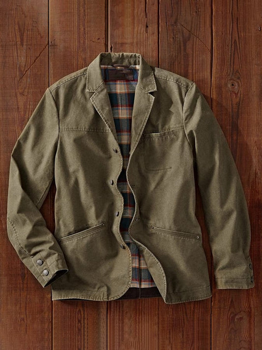 Men's Retro Western Ripstop Wear Resistant Multi-Pocket Jacket (BUY 1 GET 1 FREE)