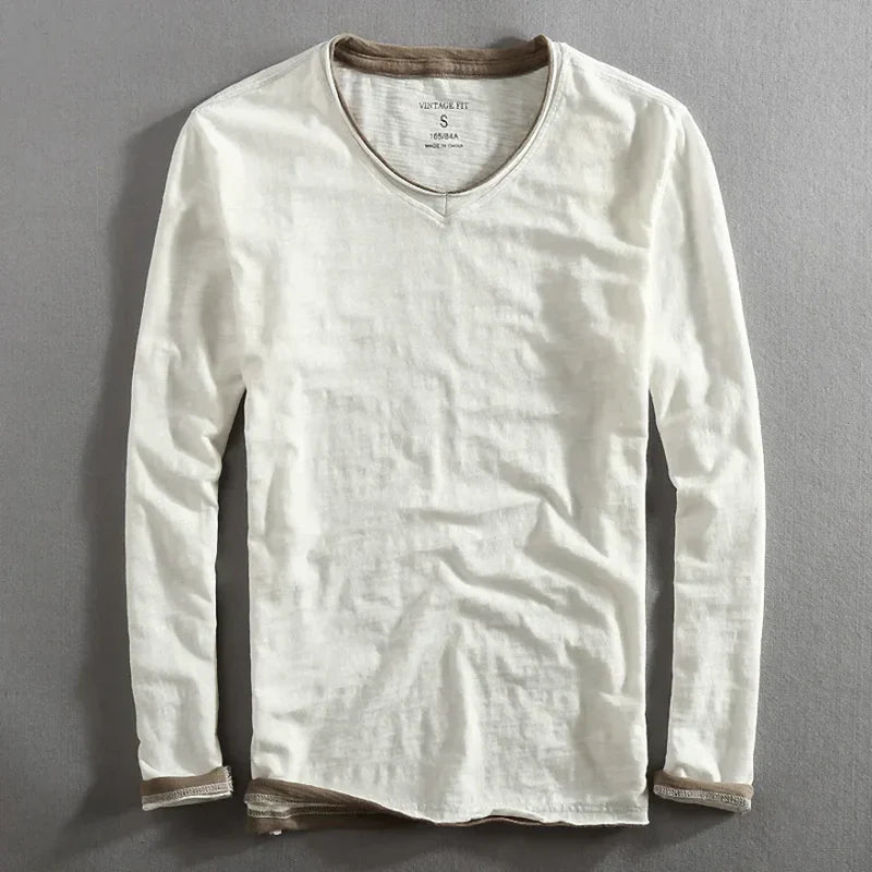 Long Sleeve Cotton Shirt | Last Day 80% Off!