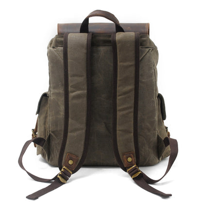 Waxed Canvas Backpack | COPENHAGEN | Last Day 80% Off!