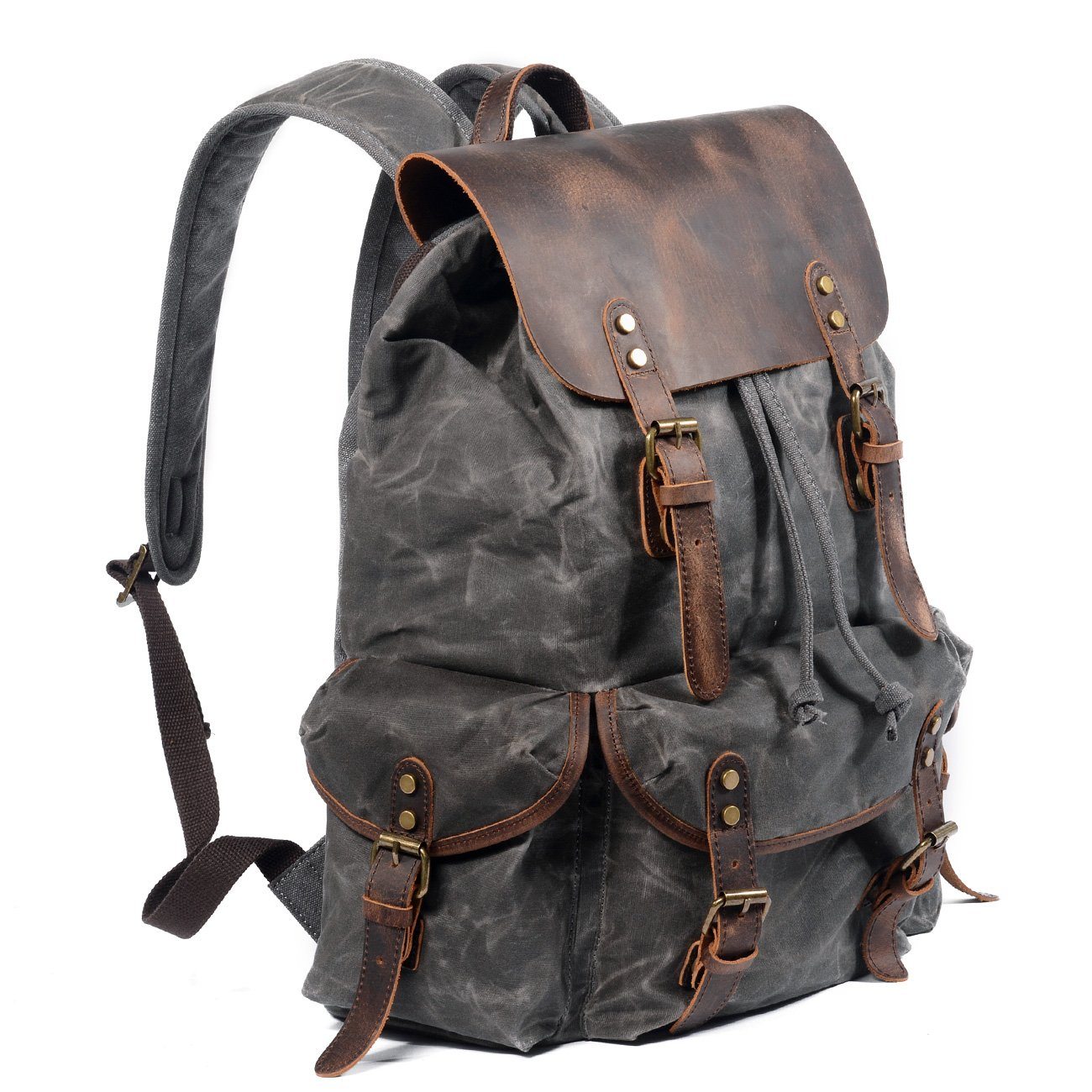 Canvas and Leather Backpack | Salzburg | Last Day 80% Off!