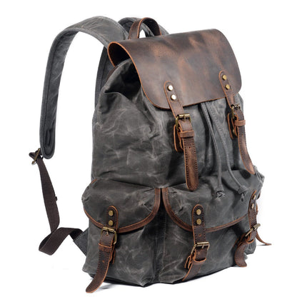 Canvas and Leather Backpack | Salzburg | Last Day 80% Off!