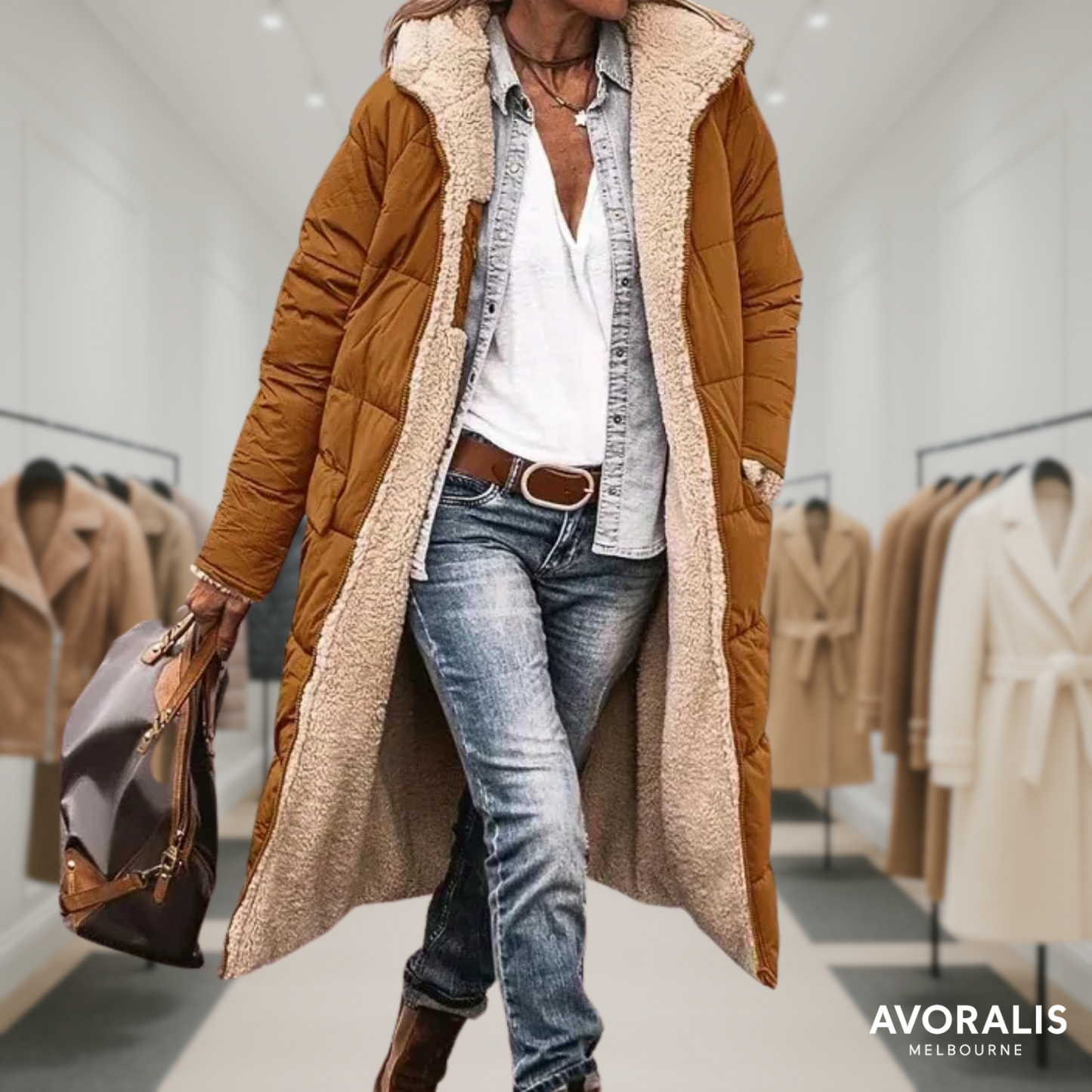 Elowen™ | Reversible Fur Jacket Last day 80% off!