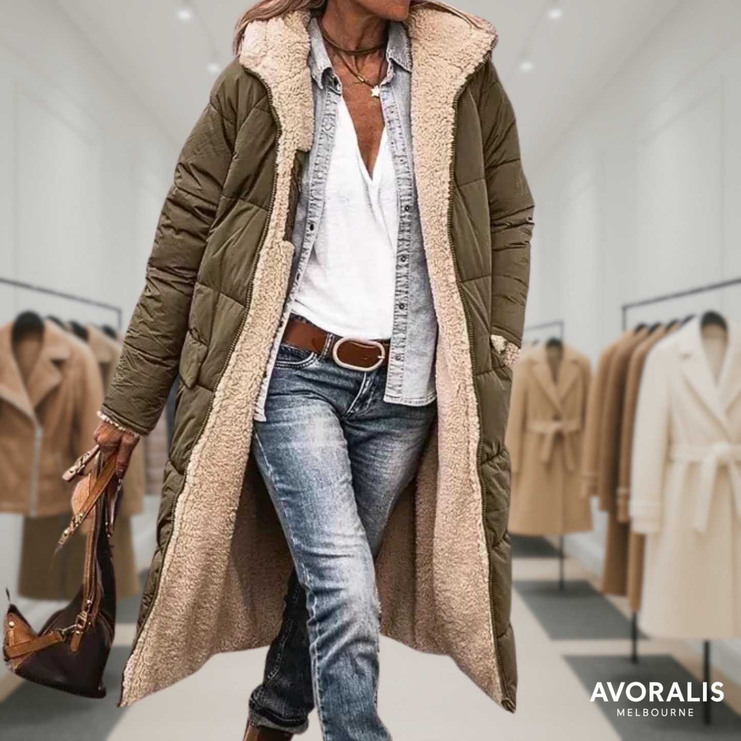 Elowen™ | Reversible Fur Jacket Last day 80% off!