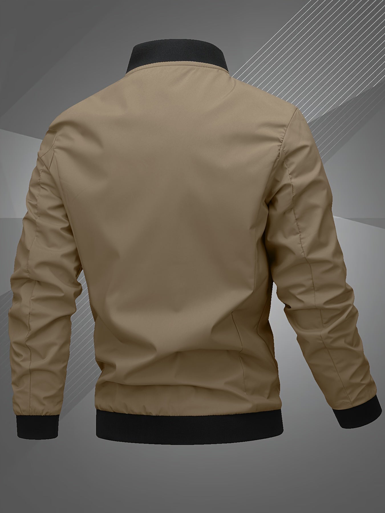 Harm | Casual Bomber Jacket with Long Sleeves | Last Day 80% Off!