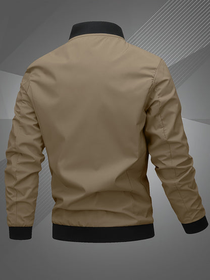 Harm | Casual Bomber Jacket with Long Sleeves | Last Day 80% Off!
