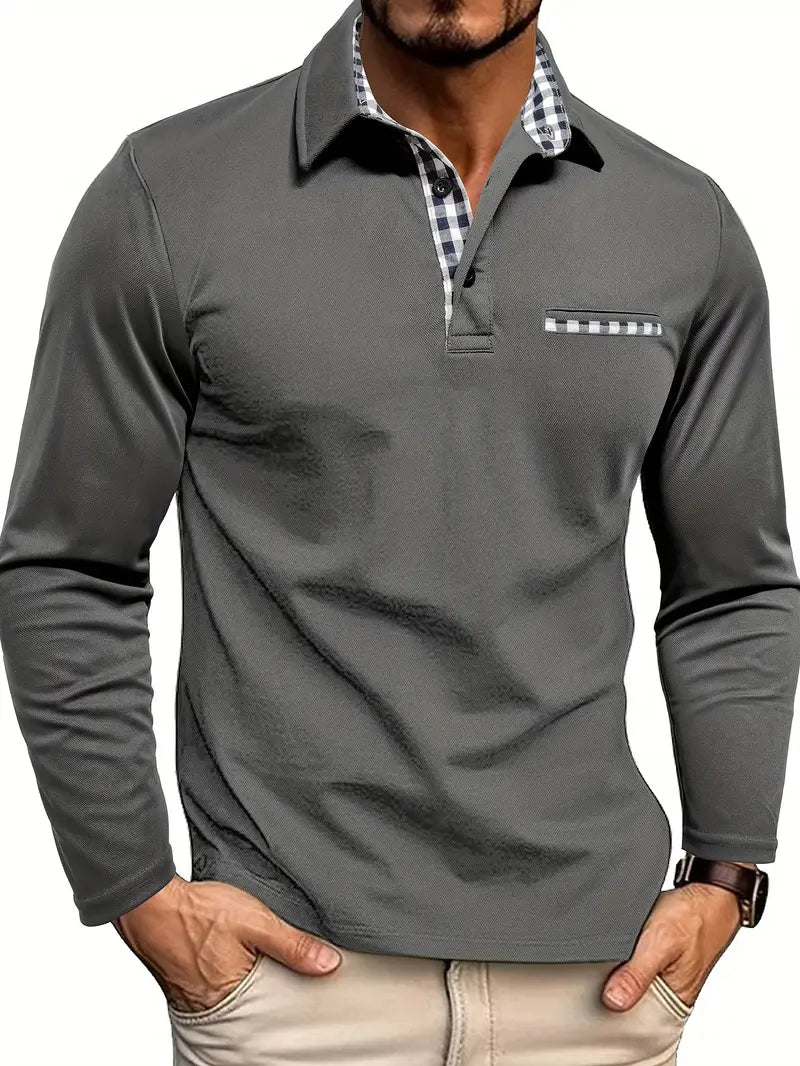 Premium Long Sleeve Polo | Last Day 80% Off!