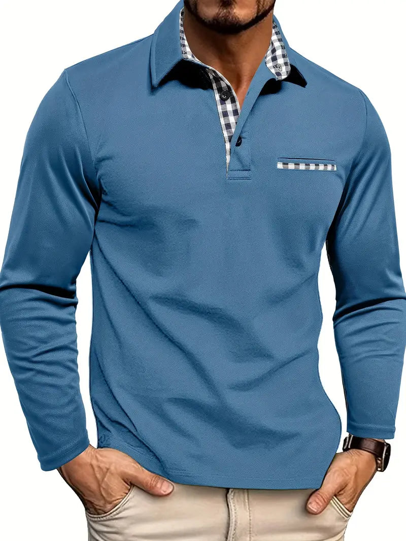 Premium Long Sleeve Polo | Last Day 80% Off!