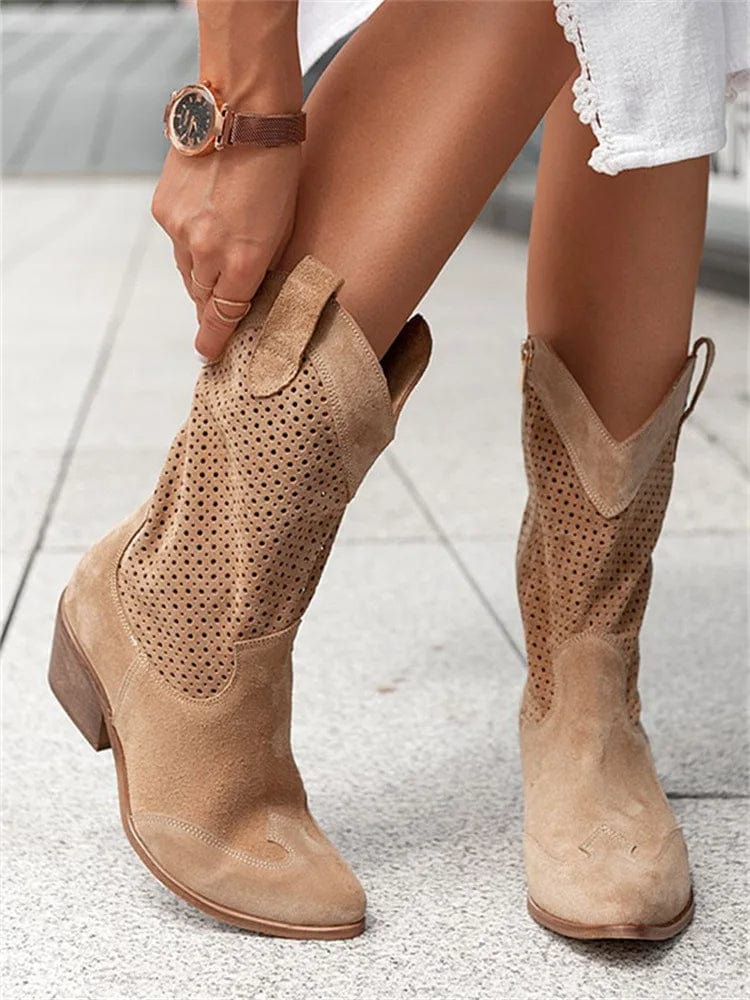 Fenella - Western Boots | Last Day 80% Off!