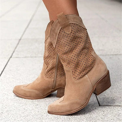 Fenella - Western Boots | Last Day 80% Off!