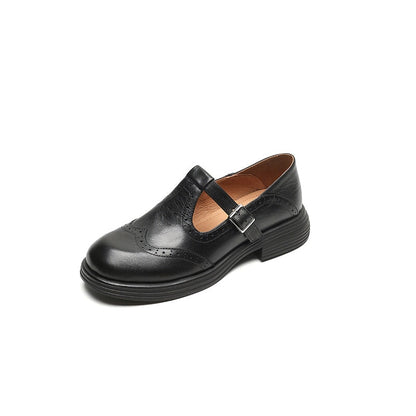 Mattea | Elegant Mary Janes Made Of Leather Last day 80% off!