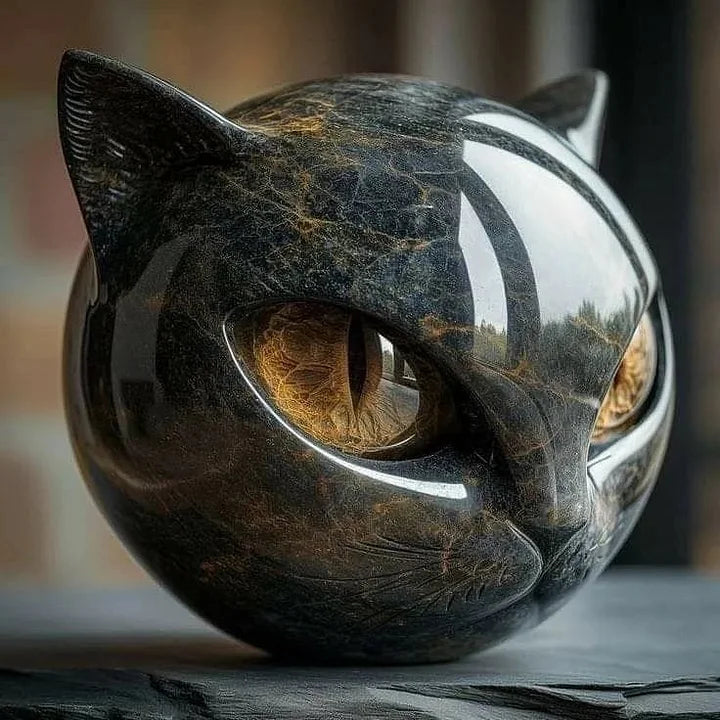 Elvianne | Mystical Cat Head Sculpture Last day 80% off!