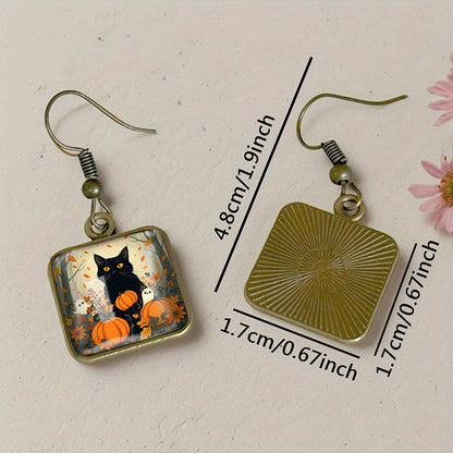 Unique Cat Autumn Earrings | Last Day 80% Off!
