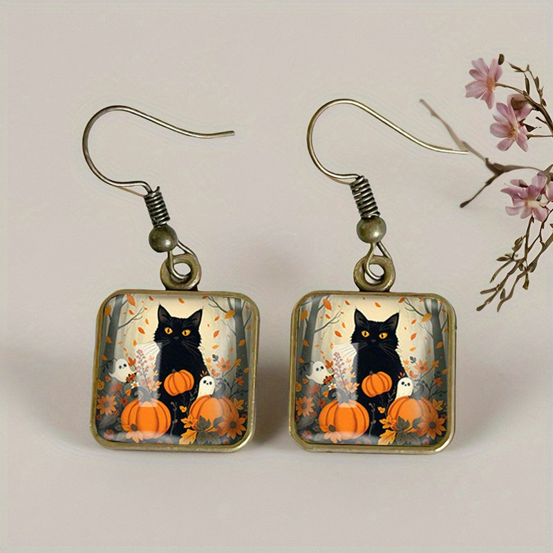 Unique Cat Autumn Earrings | Last Day 80% Off!