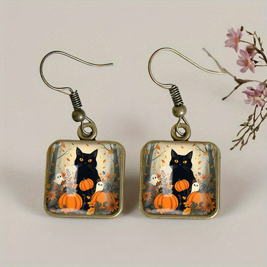 Unique Cat Autumn Earrings | Last Day 80% Off!