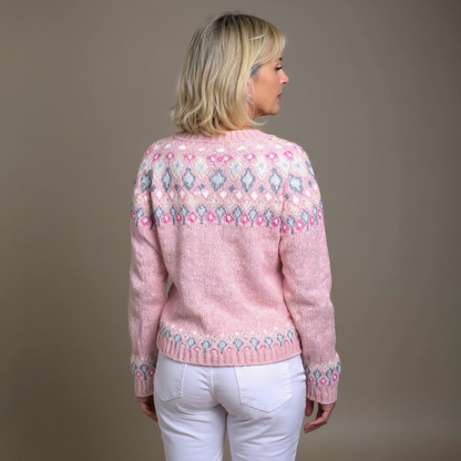 Hazel | Pink Comfort Cardigan | Last Day 80% Off!