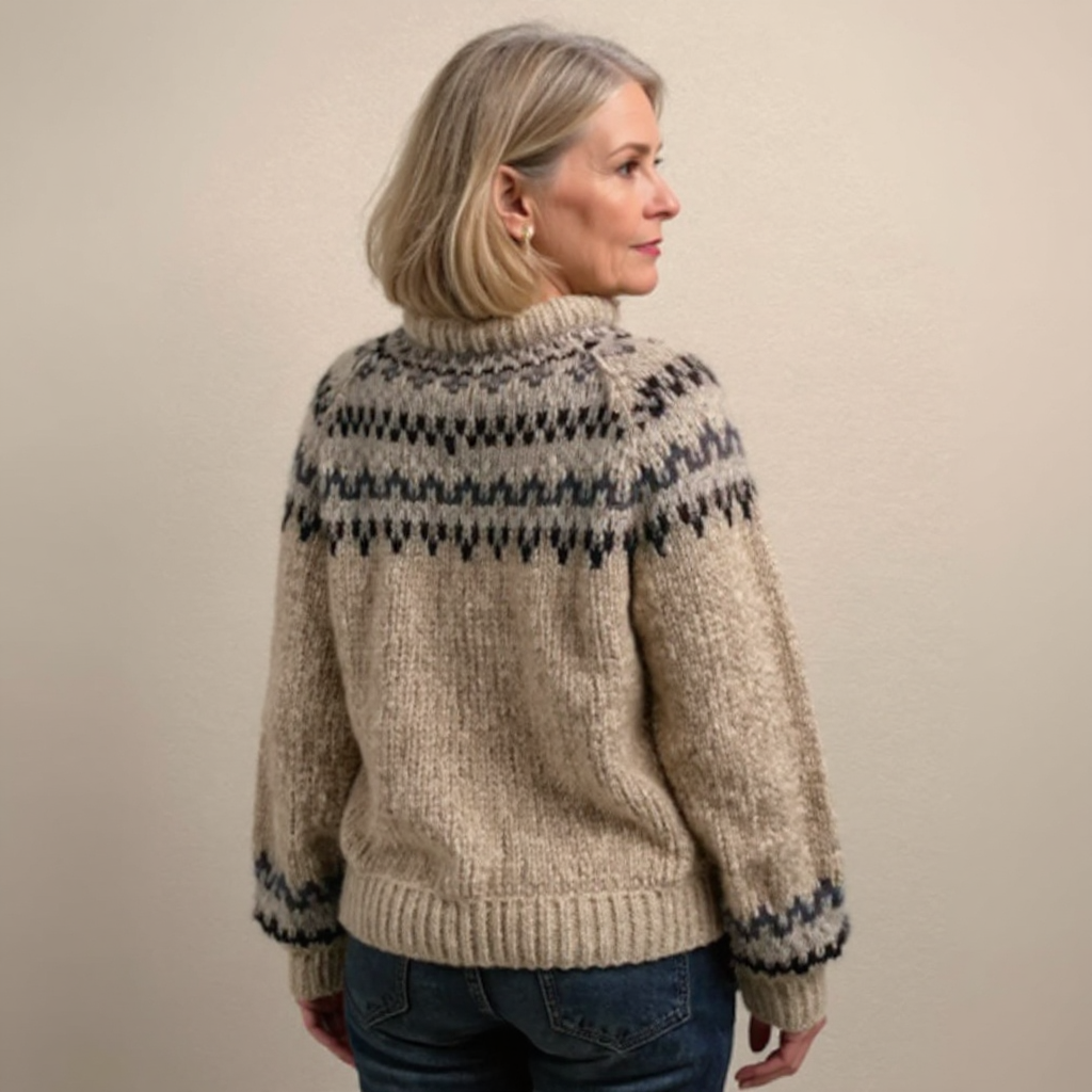 Ashley | Vintage Handcrafted Icelandic Jumper | Last Day 80% Off!
