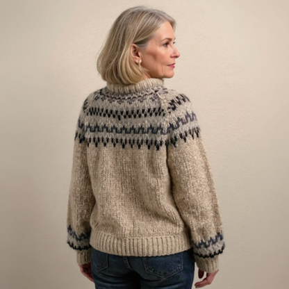 Ashley | Vintage Handcrafted Icelandic Jumper | Last Day 80% Off!