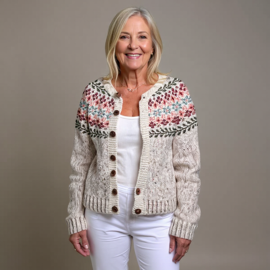 Madelyne | Vintage Icelandic Cardigan | Last Day 80% Off!