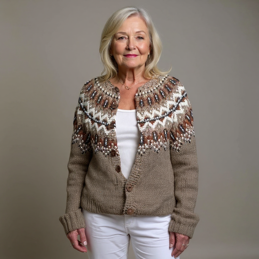 Adeline | Vintage Icelandic Cardigan | Last Day 80% Off!