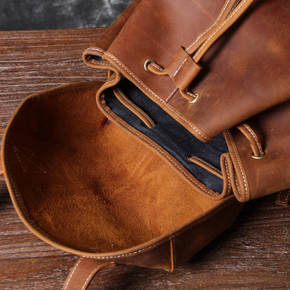 Jeffrey - Durable Classic Leather Knapsack | Last day 80% off!