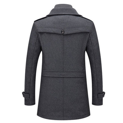 Luxury Men's Winter Coat with Collar - Thomas