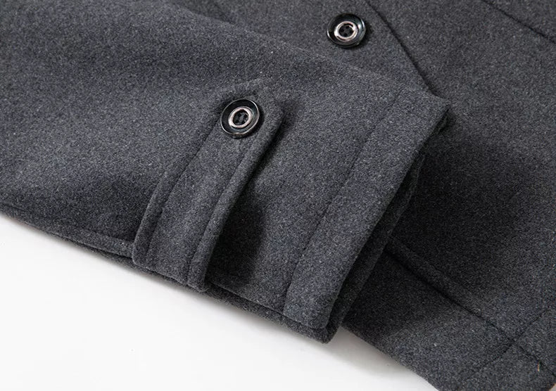 Luxury Men's Winter Coat with Collar - Thomas