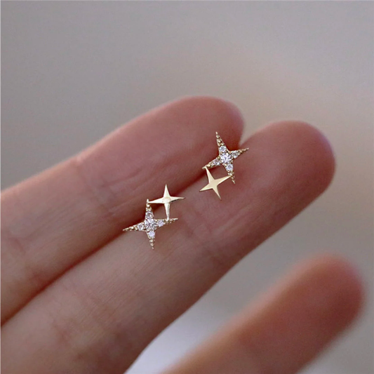 Shimmering Star Earrings Last day 80% off!