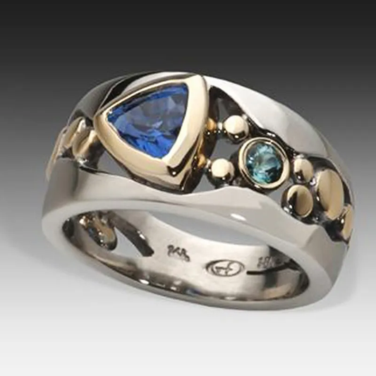 Blue Vintage Ring | Last Day 80% Off!