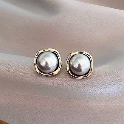 Elegant Black Pearl Earrings | Last day 80% off!