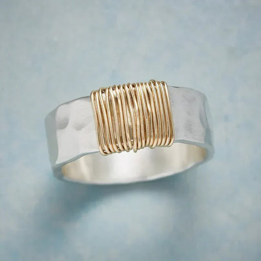 Golden Boho Threads Ring | Last Day 80% Off!