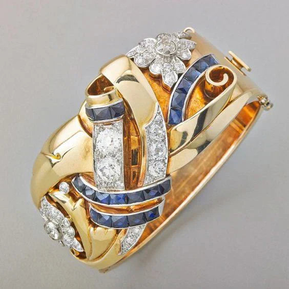 Gold Vintage Zirconia Ring | Last Day 80% Off!