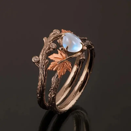 Nature Moonstone Ring | Last day 80% off!