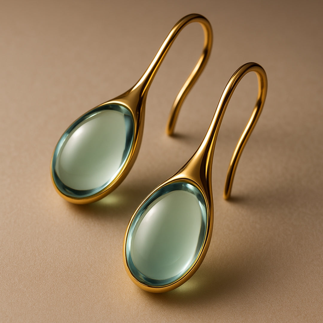 Crystal Drop Earrings in Gold and Silver | Last day 80% off!