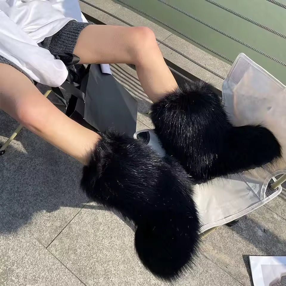 Luna - Faux Fur Boots | Last Day 80% Off!