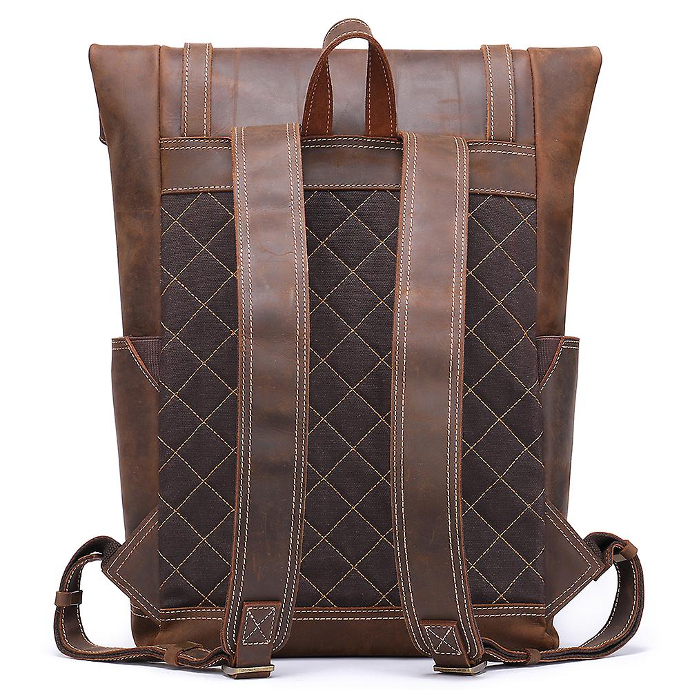 Larry - Men’s Retro Leather Rucksack | Last day 80% off!
