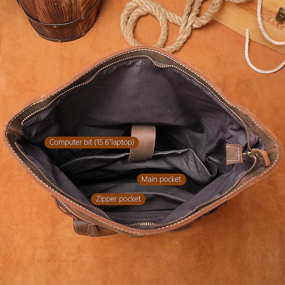 Larry - Men’s Retro Leather Rucksack | Last day 80% off!